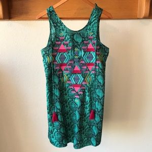Judith March Snake-Print Dress
